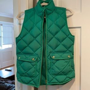 JCrew down quilted excursion vest